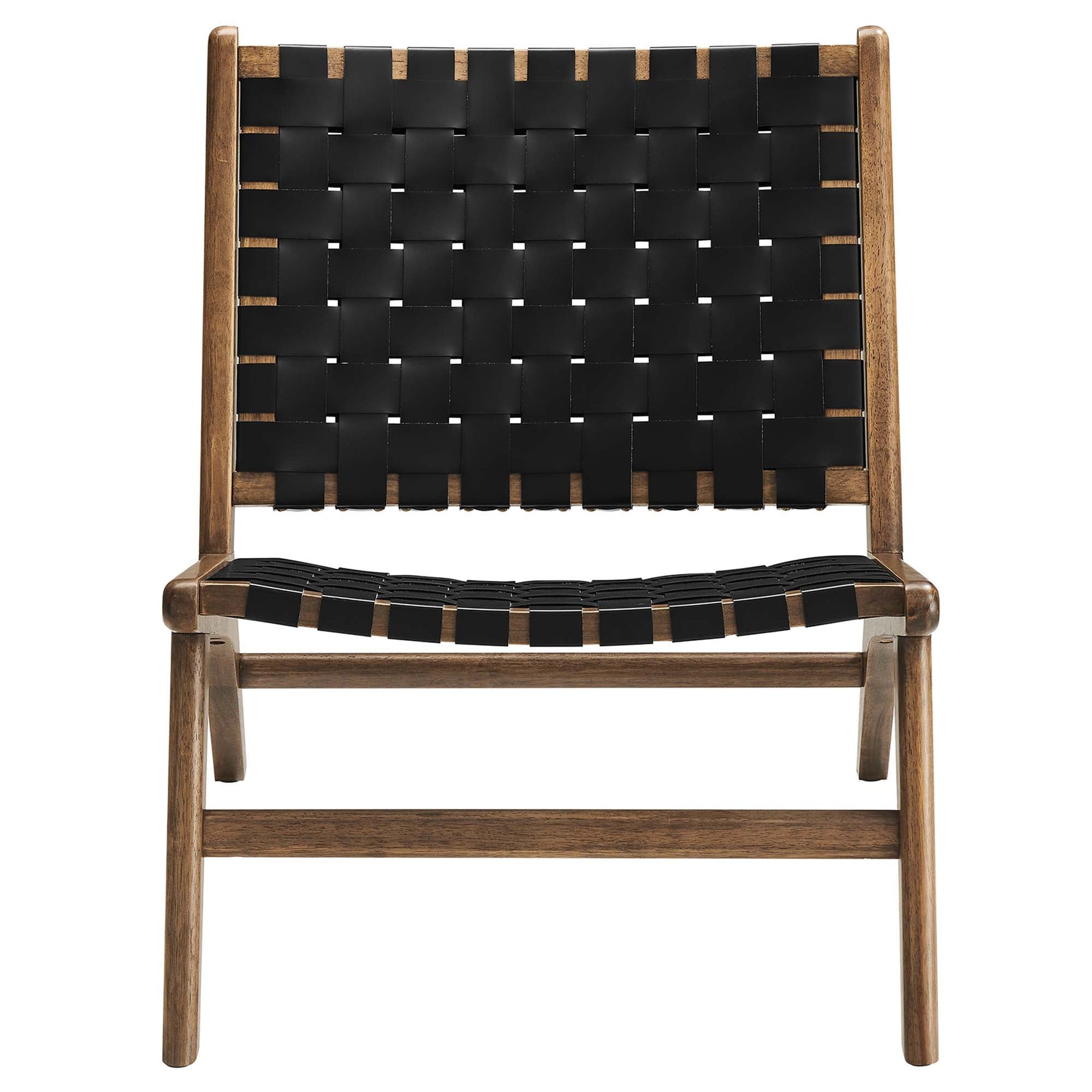 Kaven Lounge Chair-Walnut Black Denmark Home