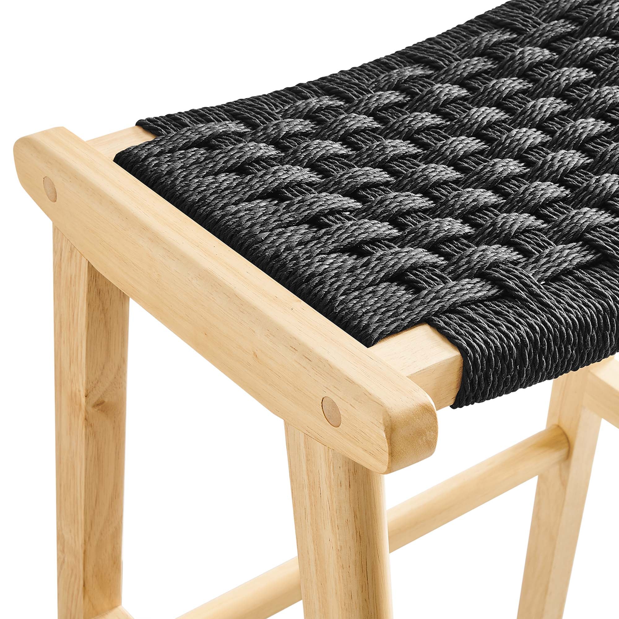 Tarn Bar Stool Set - Natural Black Denmark Home