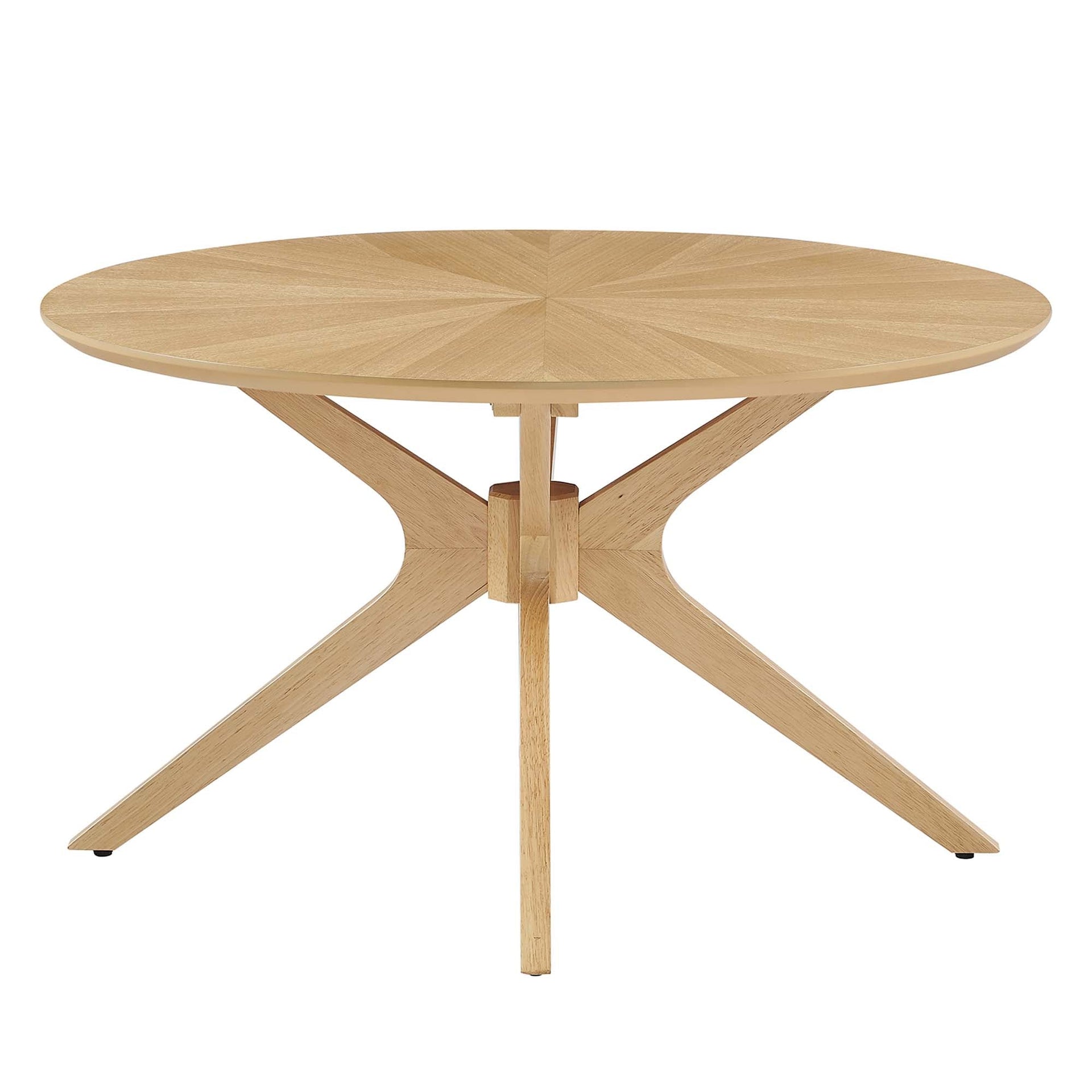 Valtora Round Coffee Table – Oak