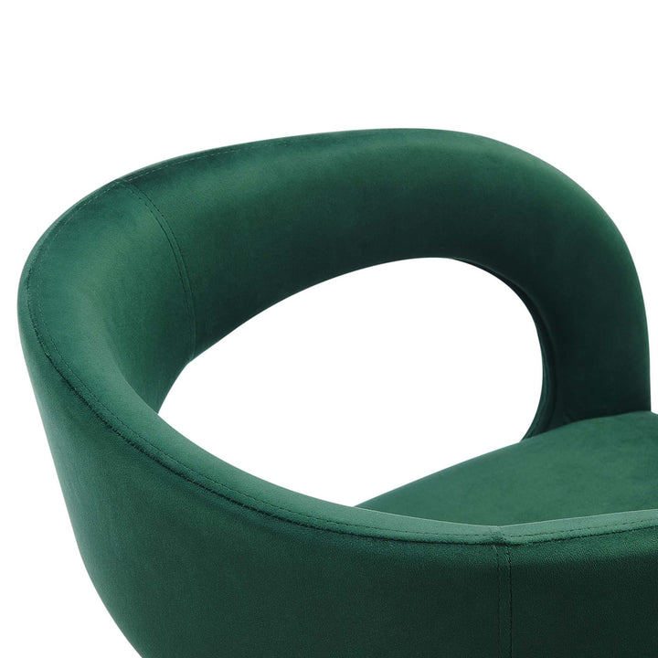 Flat Performance Velvet Dining Chairs - Green Denmark Home