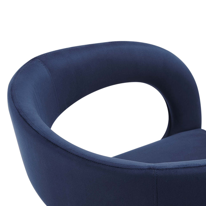 Flat Performance Velvet Dining Chairs - Midnight Blue Denmark Home