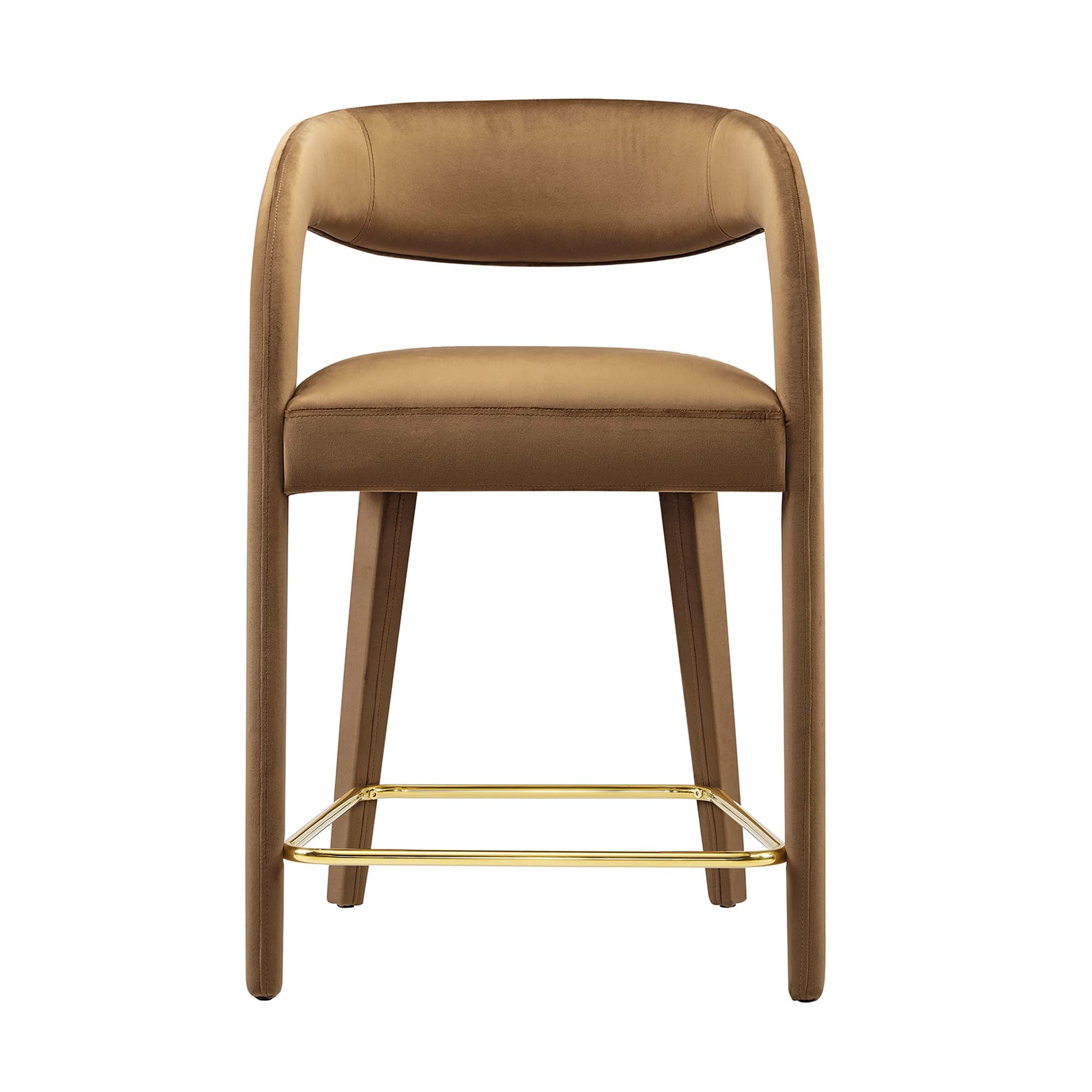 Flat Counter Stool Set - Brown Gold Denmark Home