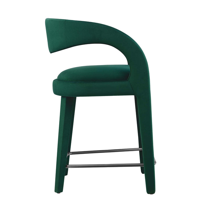 Flat Counter Stool Set - Green Black Denmark Home