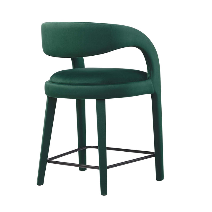 Flat Counter Stool Set - Green Black Denmark Home