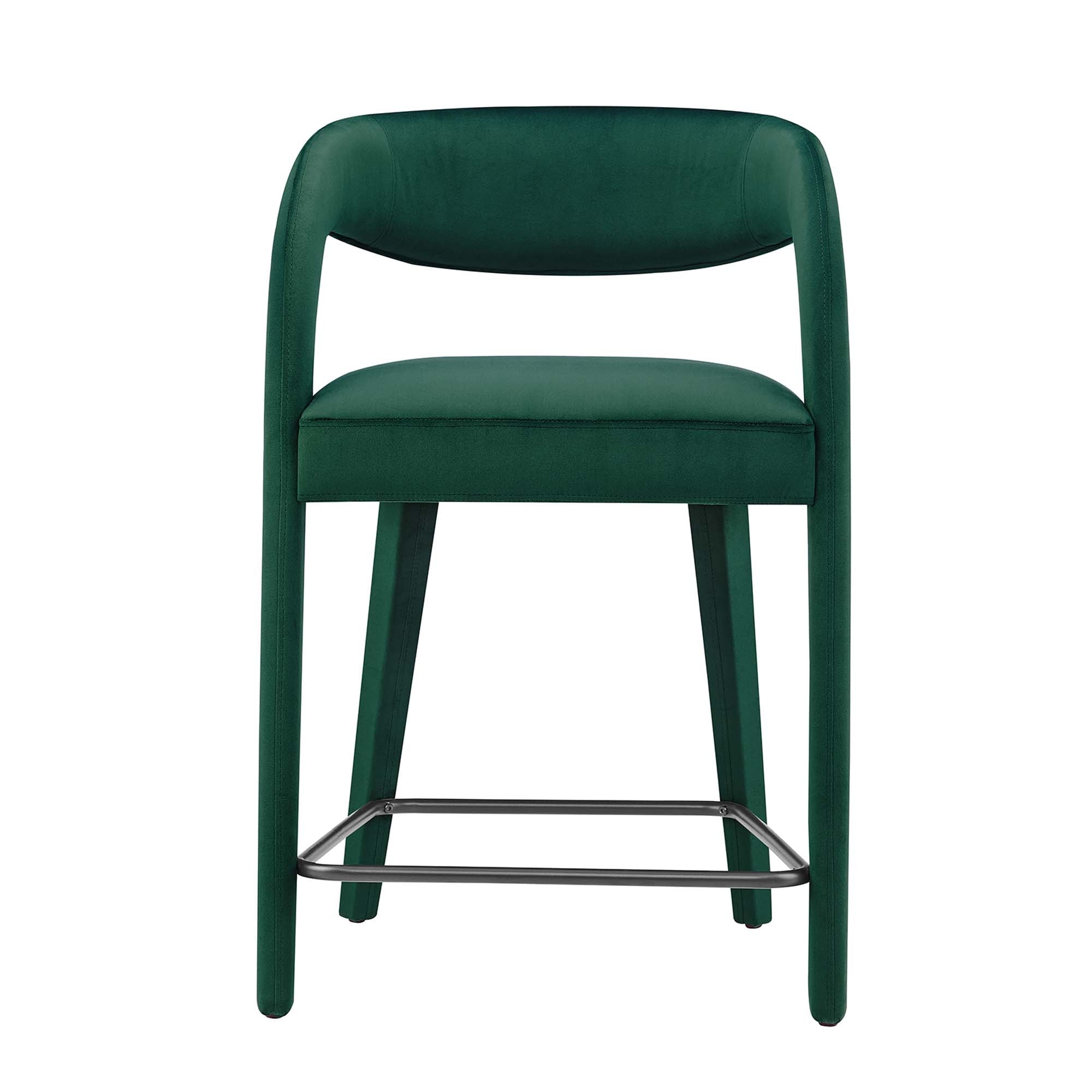 Flat Counter Stool Set - Green Black Denmark Home