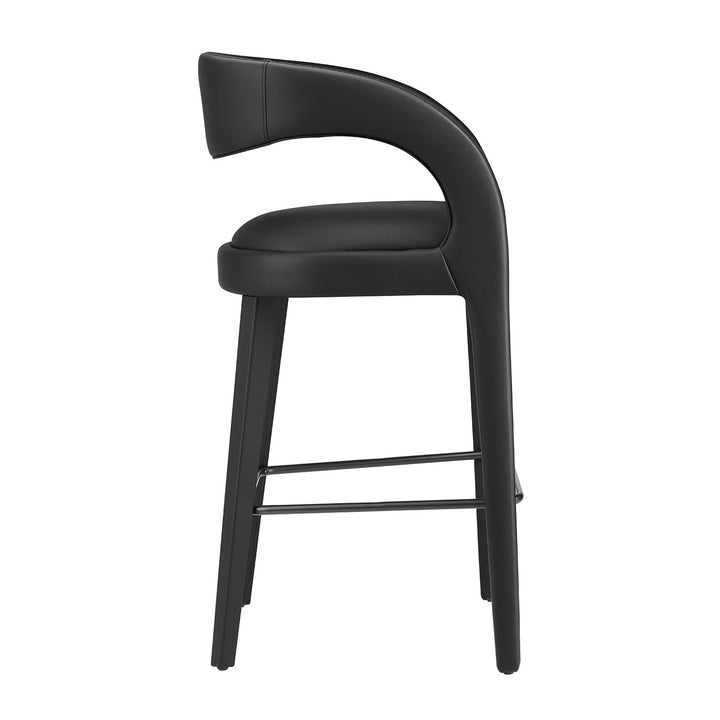 Flat bar stool set - Black Denmark Home