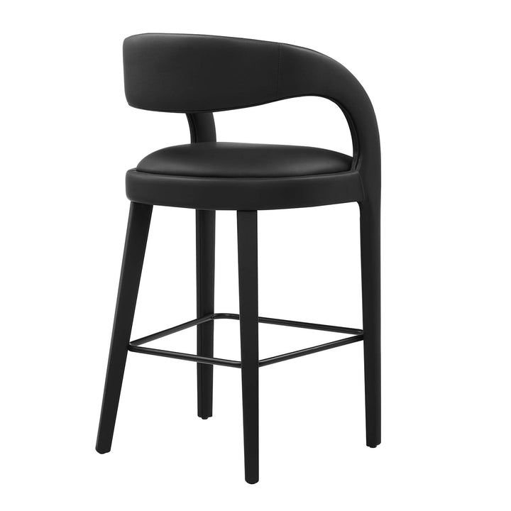 Flat bar stool set - Black Denmark Home