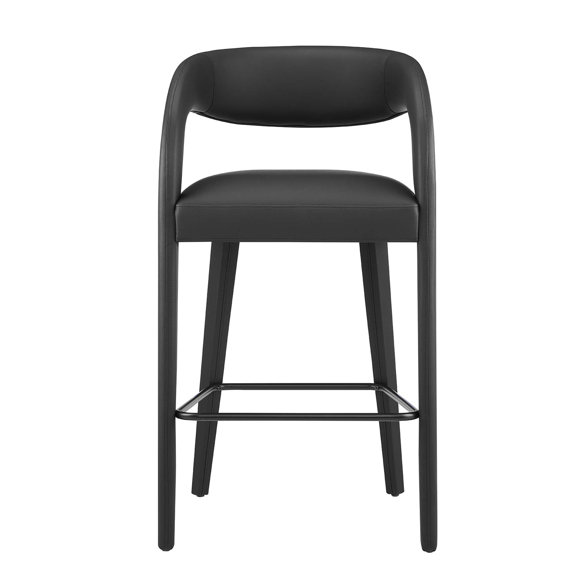 Flat bar stool set - Black Denmark Home