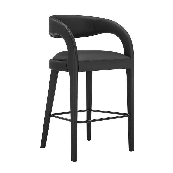 Flat bar stool set - Black Denmark Home