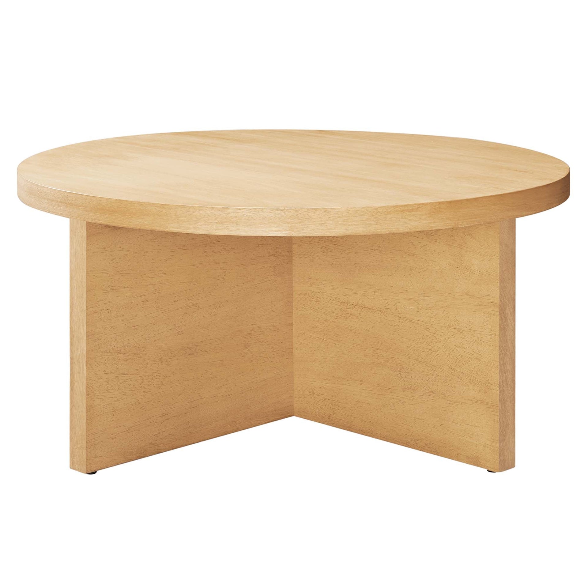 Pebble Round Coffee Table – Natural