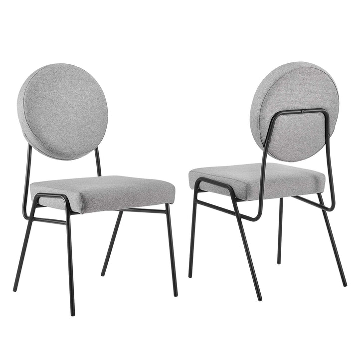 Stow Dining Chair Set - Black Light Gray Denmark Home