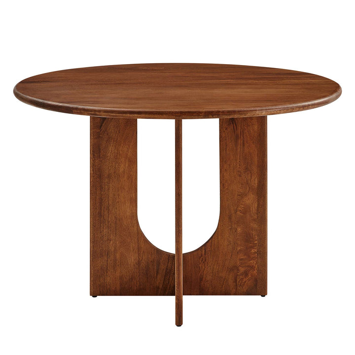 Cour Round Dining Table 48" - Walnut Denmark Home