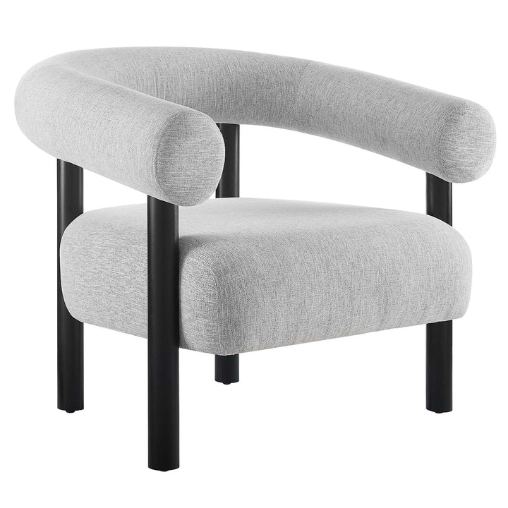 Roven Accent Armchair-Light Gray Denmark Home