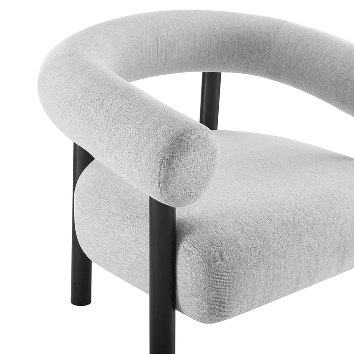 Roven Accent Armchair-Light Gray Denmark Home