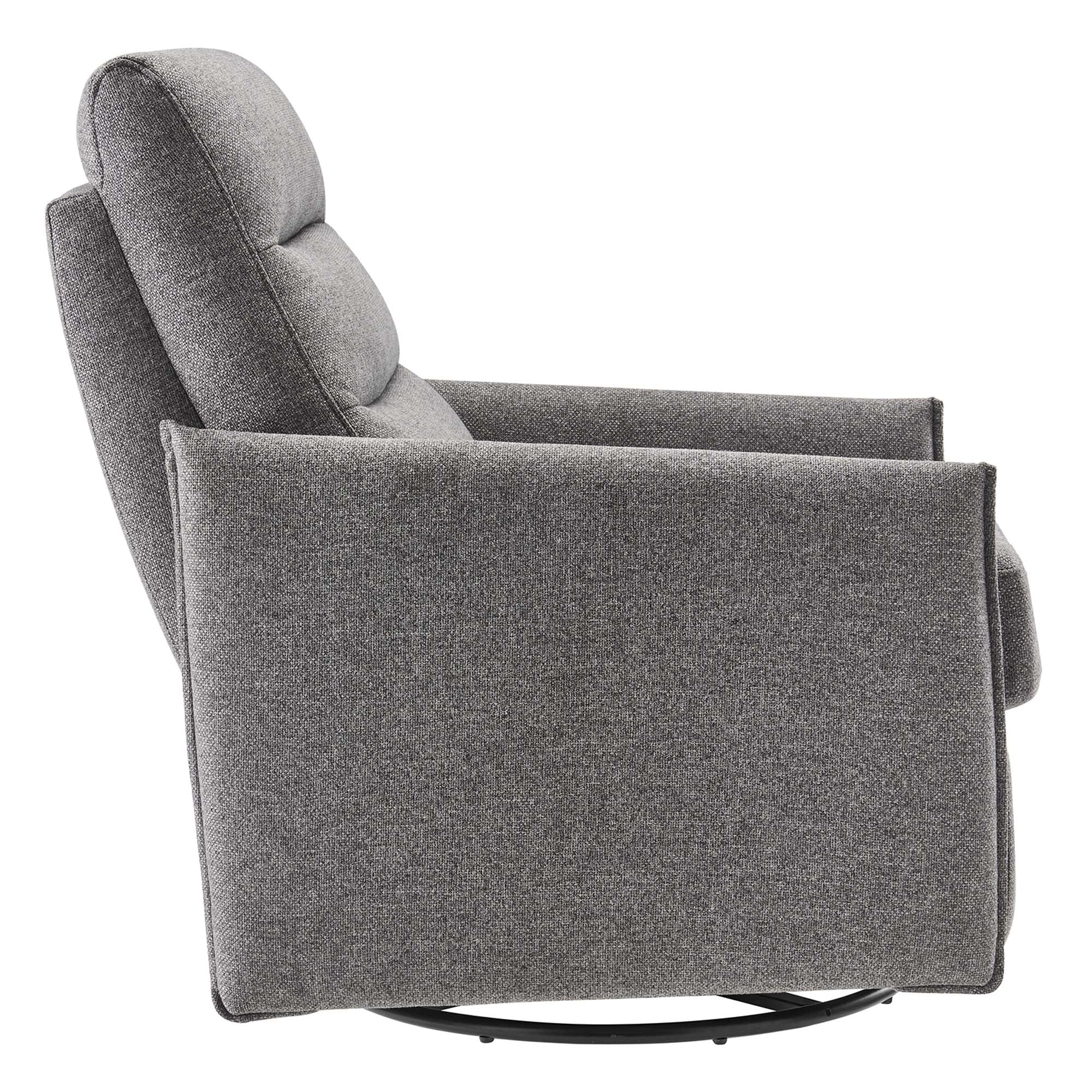 Mark Swivel Lounge Chair –  Light Gray Denmark Home
