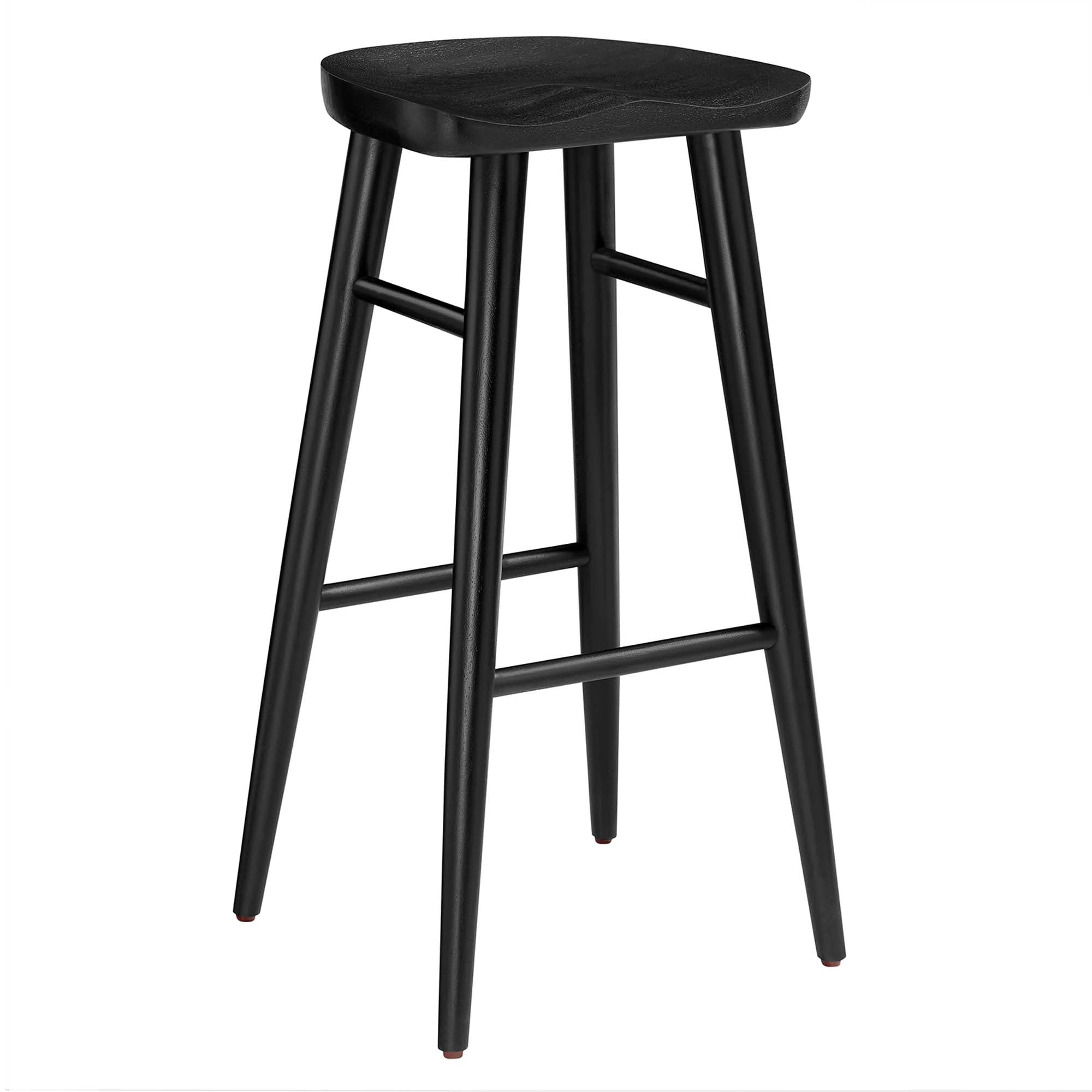Skog Bar Stools Set of 2 - Black Denmark Home