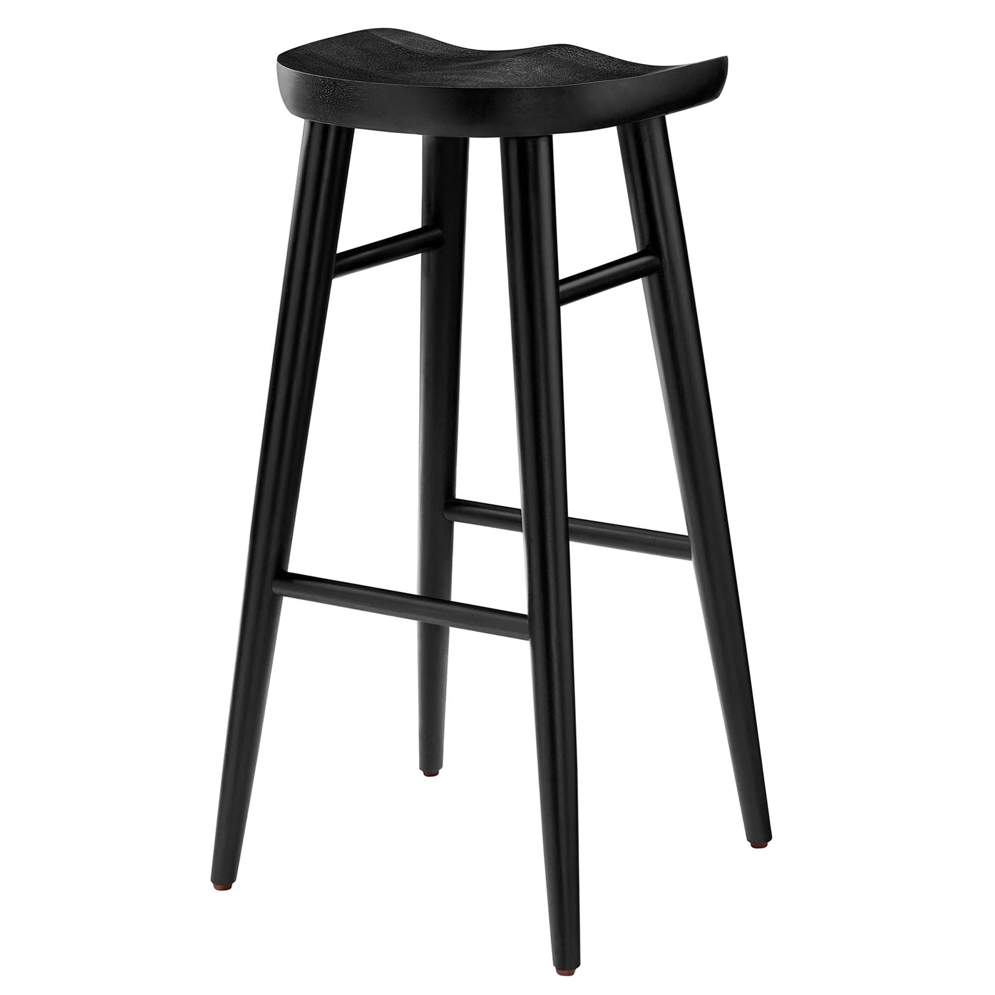 Skog Bar Stools Set of 2 - Black Denmark Home