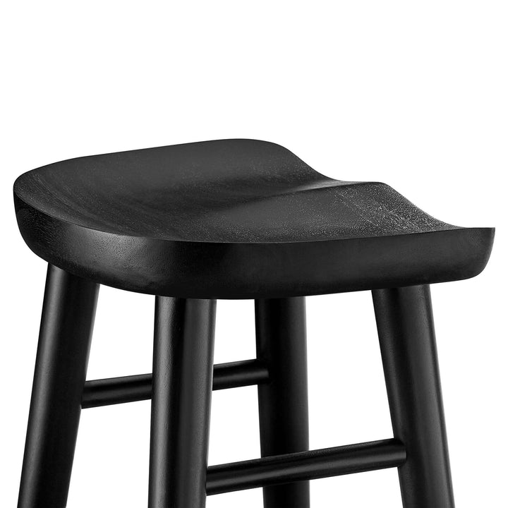 Skog Bar Stools Set of 2 - Black Denmark Home