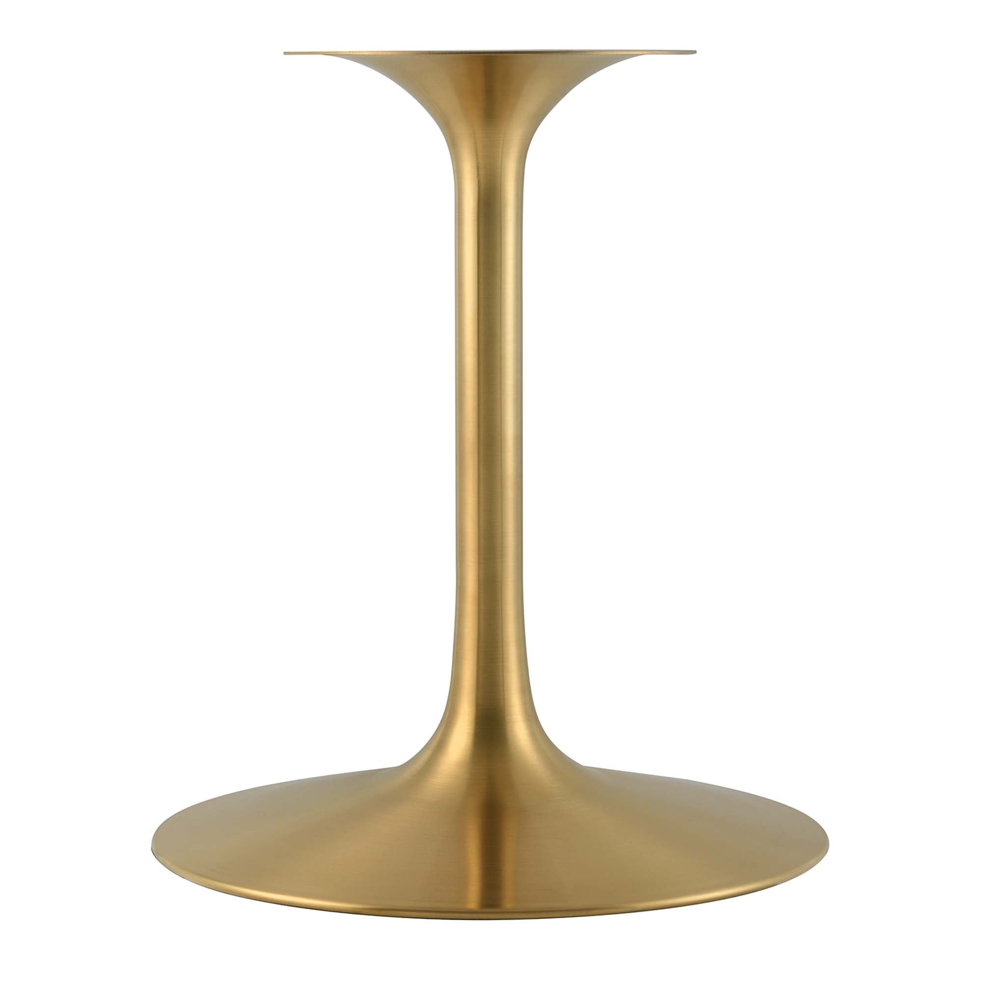 Novara Round Faux Travertine Dining Table 48" - Gold Travertine Denmark Home
