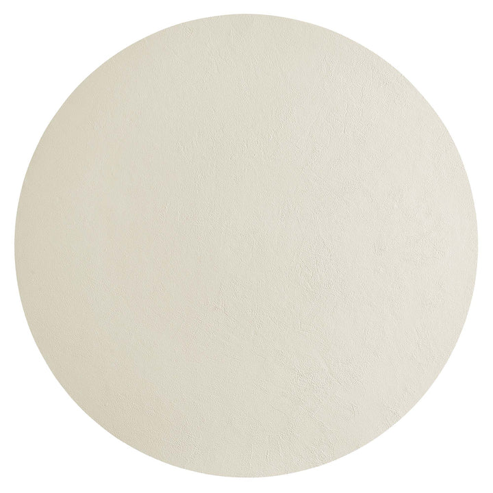 Lumi 40" Round Concrete Dining Table - White Denmark Home