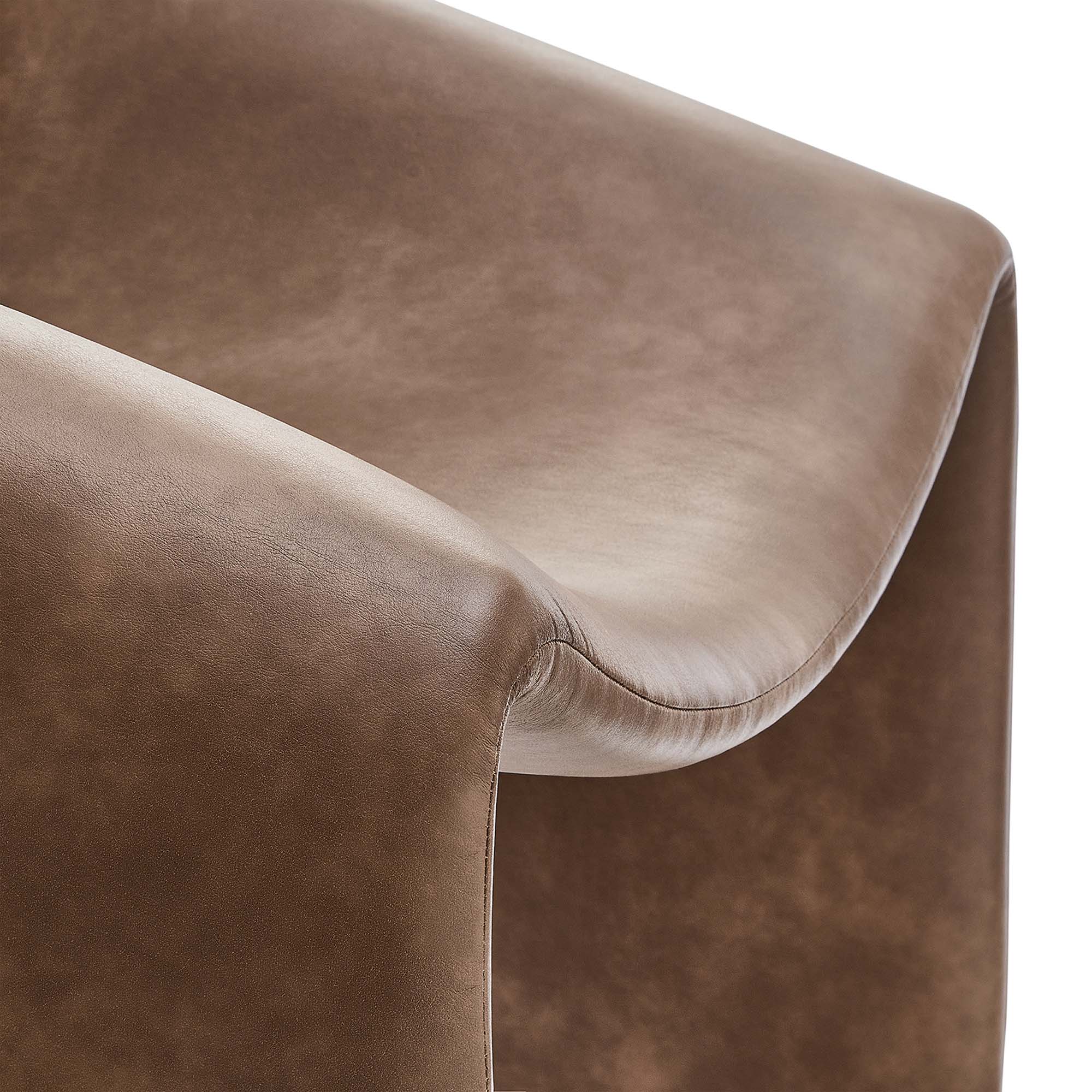 Elvora Accent Chair – Brown Denmark Home