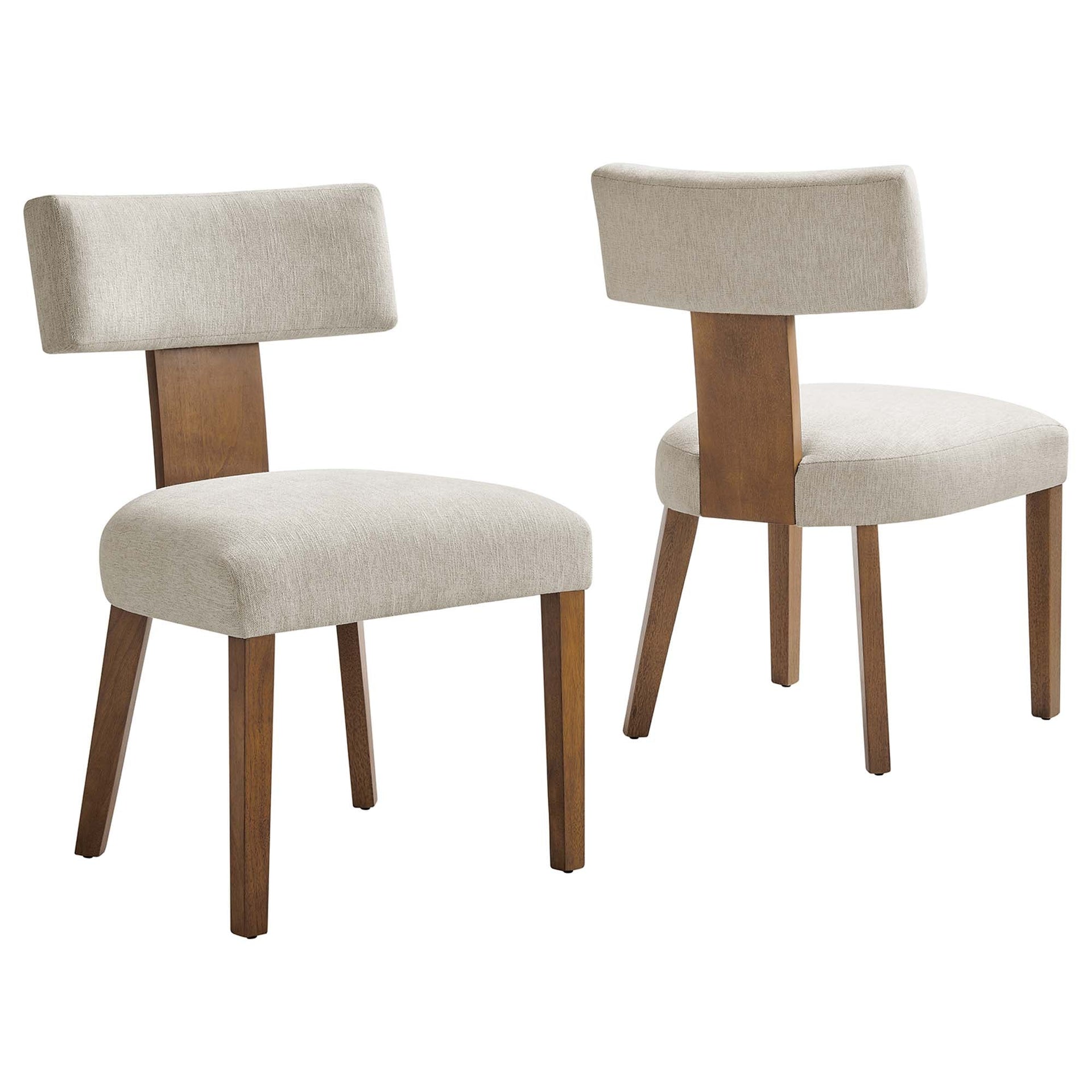 Sevré Dining Chair Set - Black Heathered Weave Ivory (Copy) Denmark Home