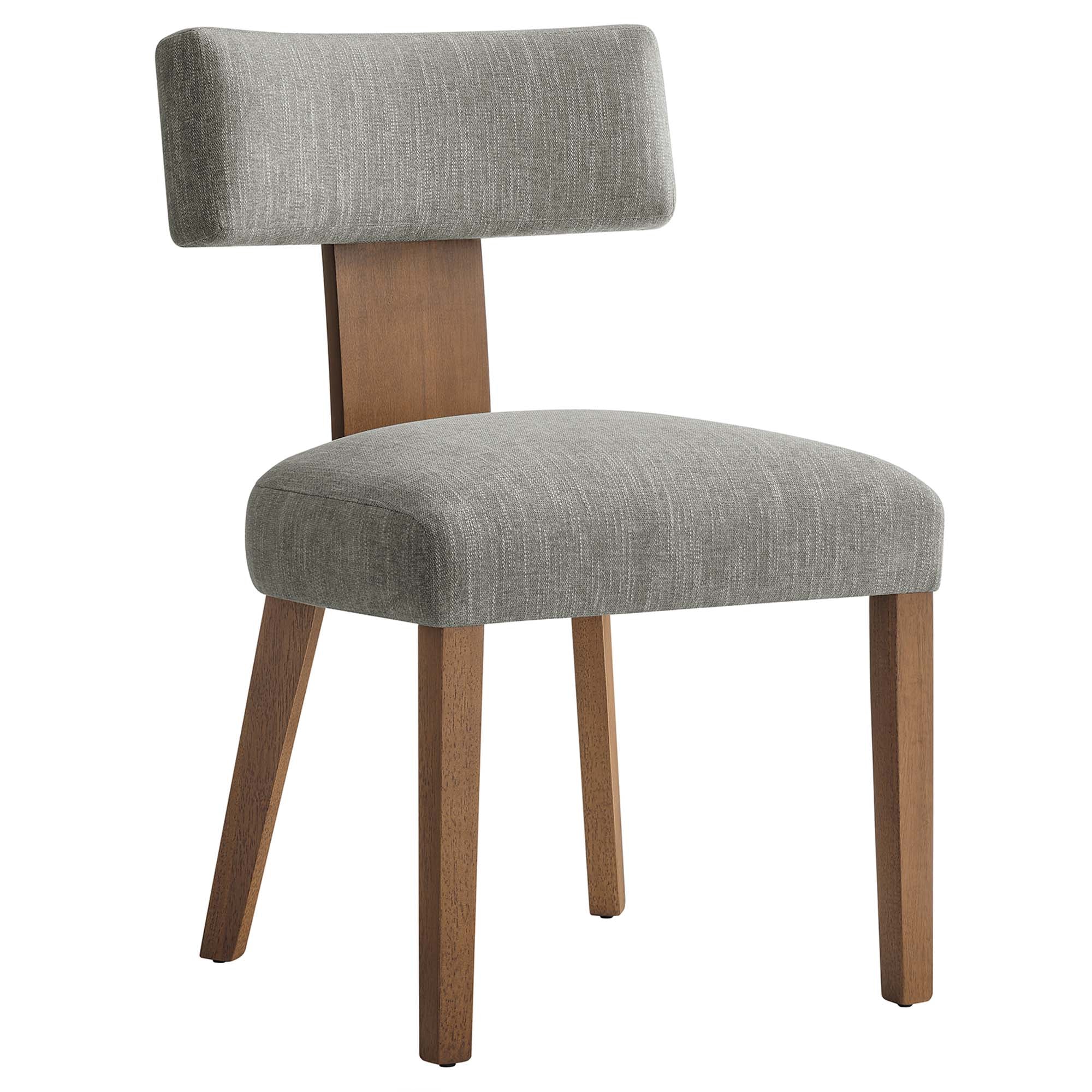 Sevré Dining Chair Set - Heathered Weave Wheat Deep Brown Denmark Home
