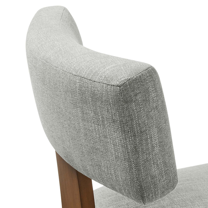 Sevré Dining Chair Set - Heathered Weave Wheat Deep Brown Denmark Home