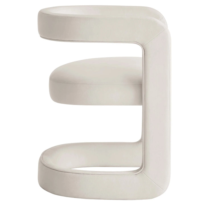 Vigo Velvet Accent Chair-Alabaster Denmark Home