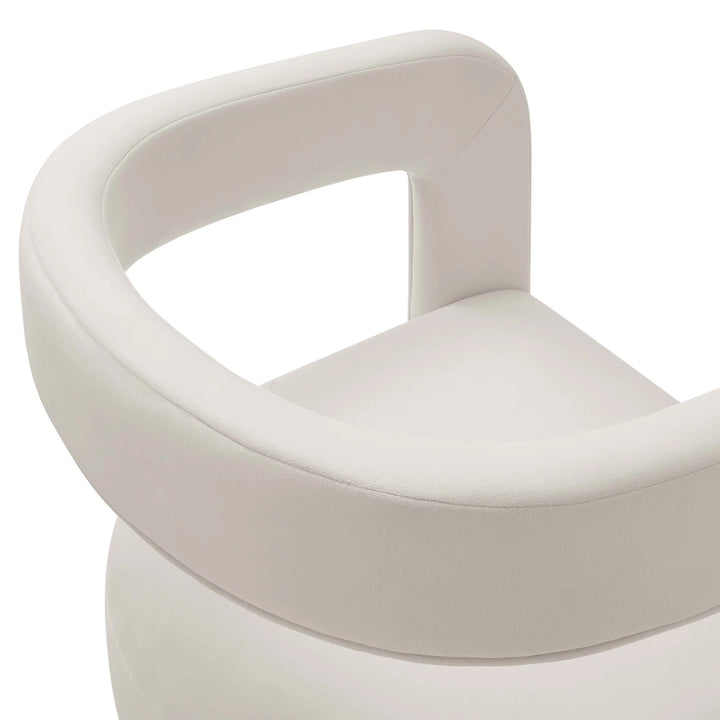 Vigo Velvet Accent Chair-Alabaster Denmark Home