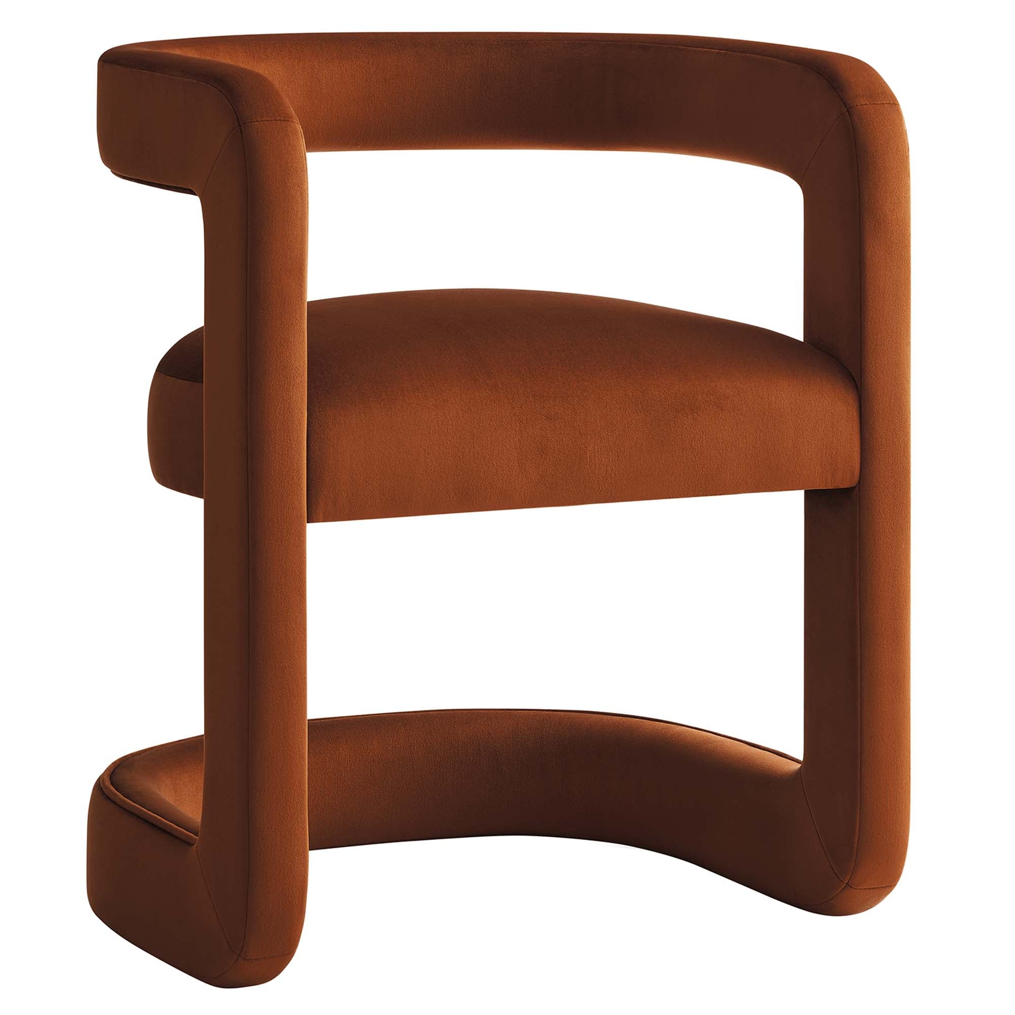 Vigo Velvet Barrel Dining Chair - Mulberry (Copy) Denmark Home