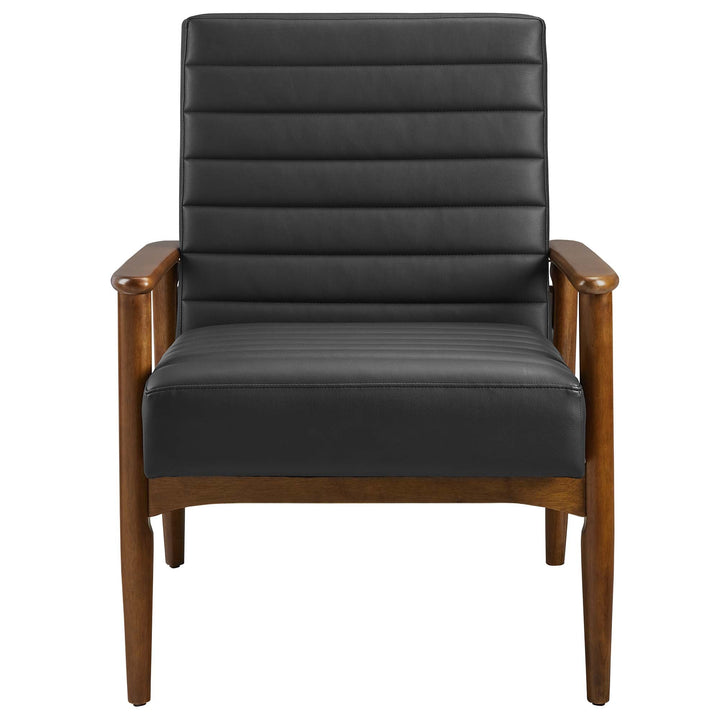 Virenza Accent Chair - Walnut Black Denmark Home