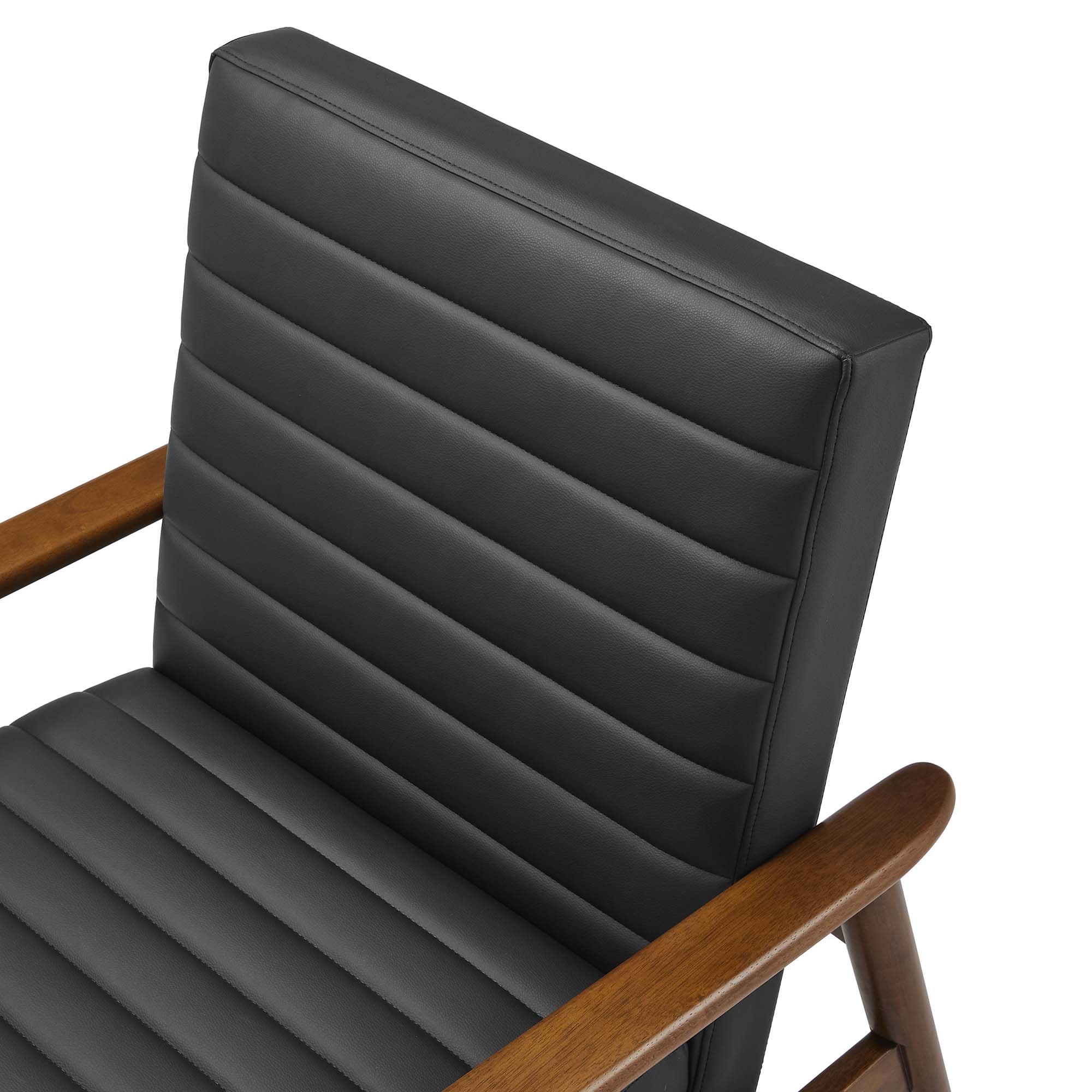 Virenza Accent Chair - Walnut Black Denmark Home