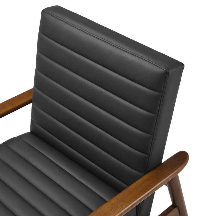 Virenza Accent Chair - Walnut Black Denmark Home