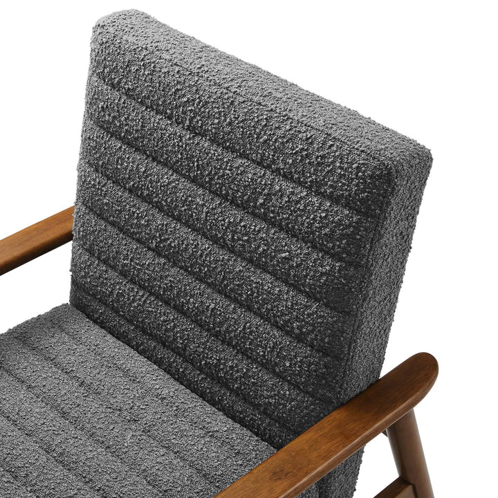 Viren Accent Chair - Walnut Charcoal Denmark Home