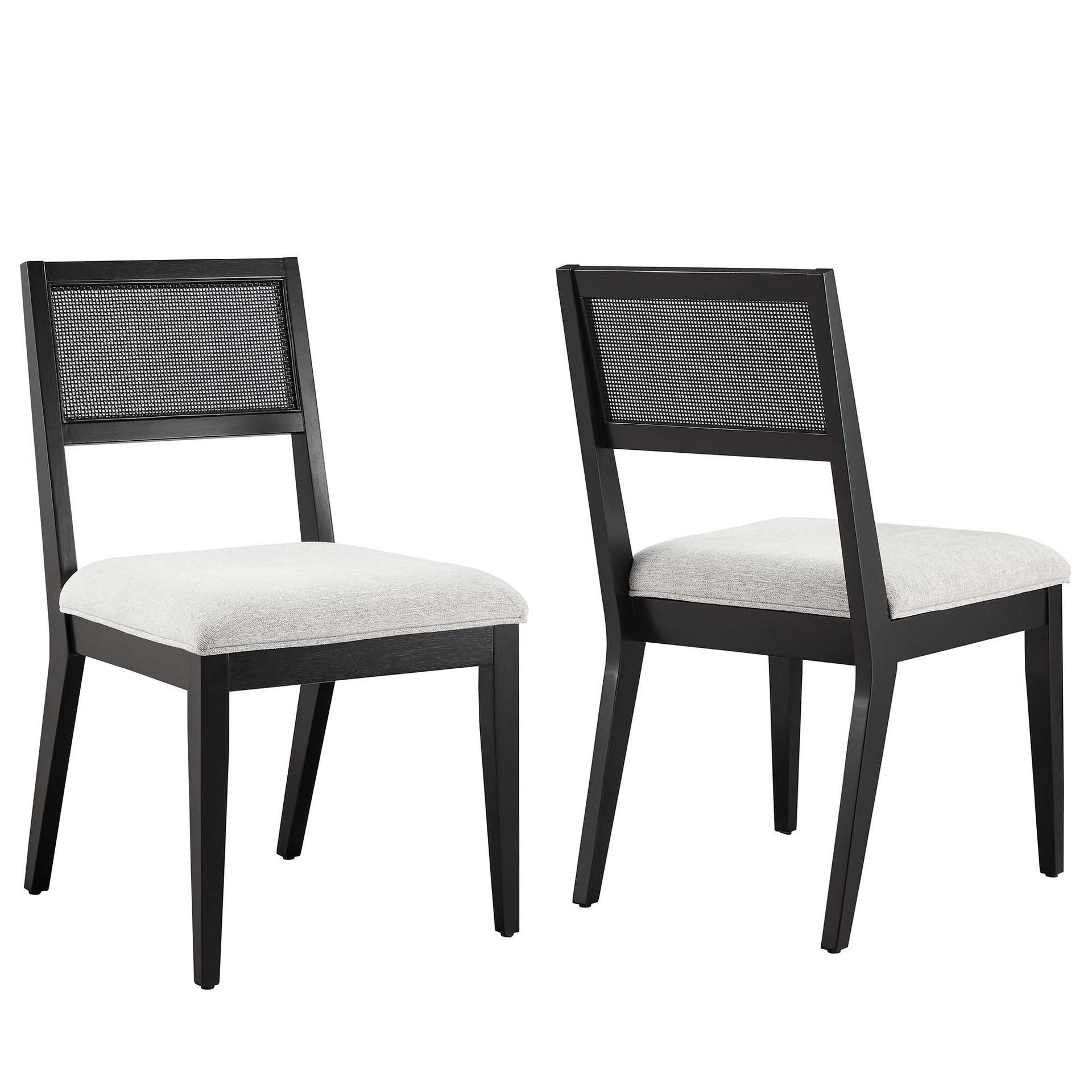Ravenholm Dining Chair Set - Heathered Weave Light Gray Denmark Home