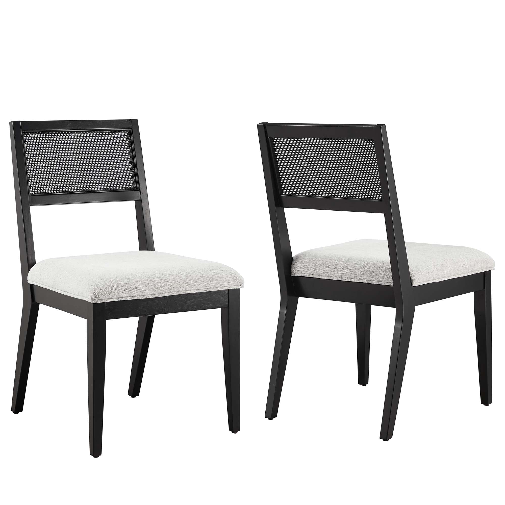 Ravenholm Dining Chair Set - Heathered Weave Light Gray Denmark Home