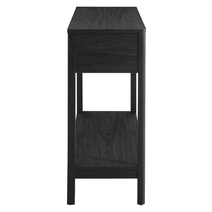 Anton Wood Entryway Console Table - Black Denmark Home