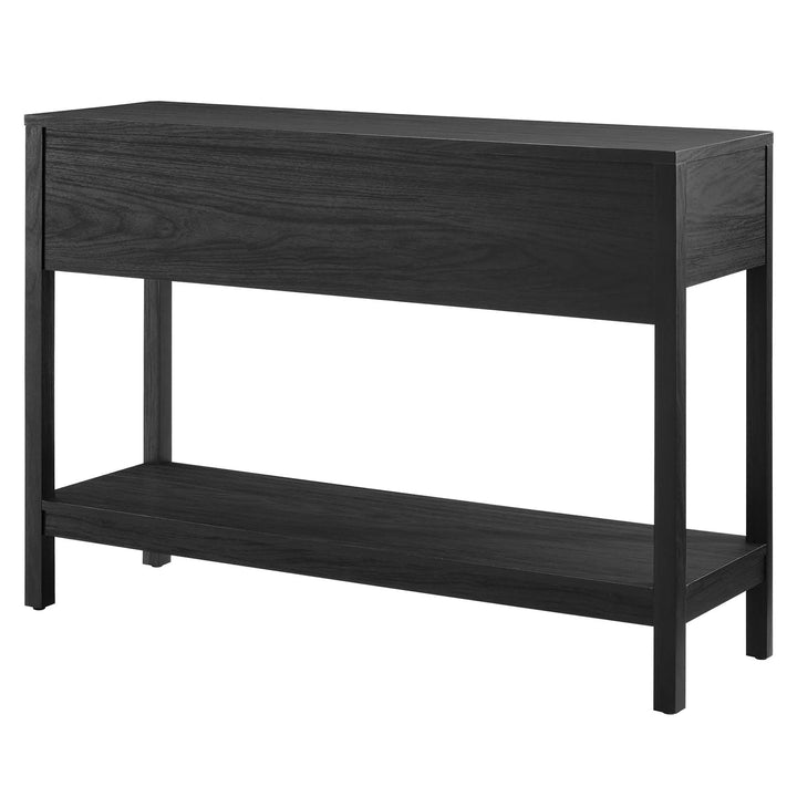 Anton Wood Entryway Console Table - Black Denmark Home