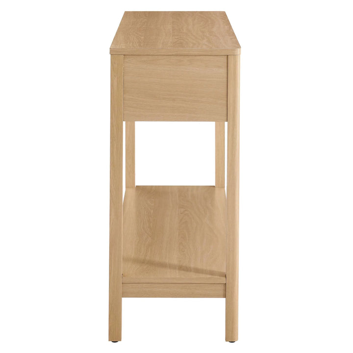 Anton Wood Entryway Console Table - Oak Denmark Home