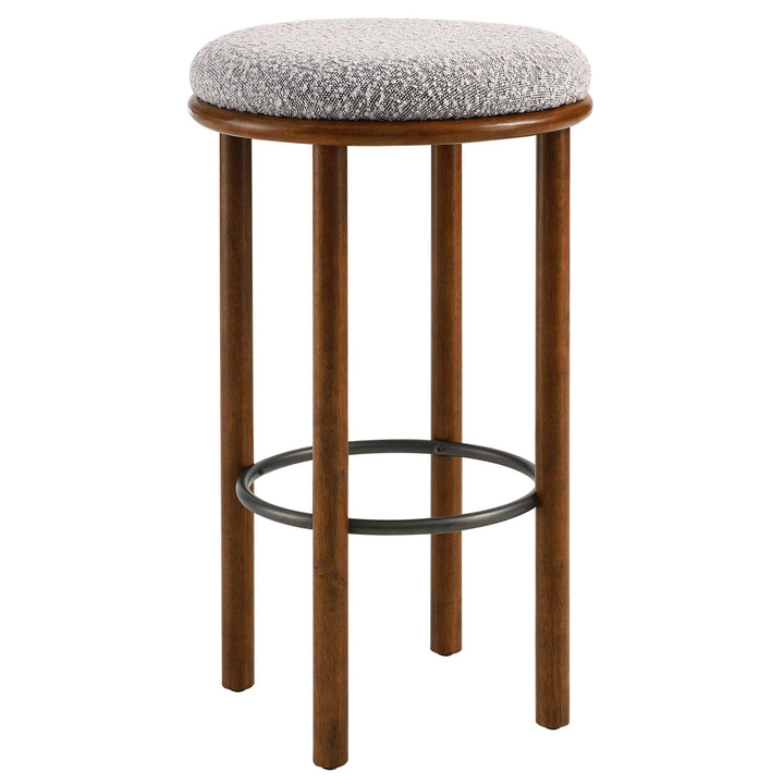 Clad Bar Stools Set of 2 - Walnut Taupe Denmark Home