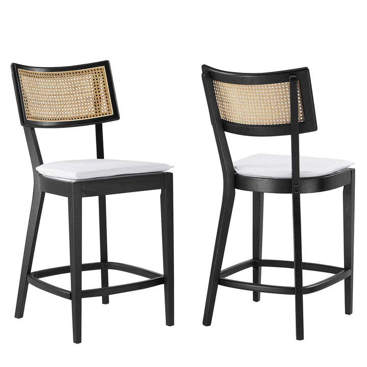 Fernholt Counter Stool Set - Black White Denmark Home