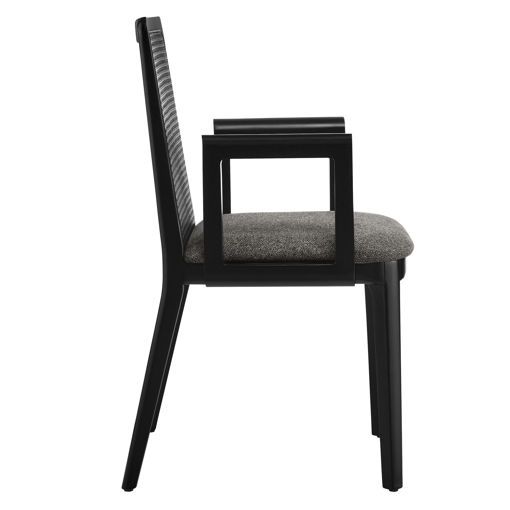 Briaré Dining Armchair - Black Black Gray Denmark Home