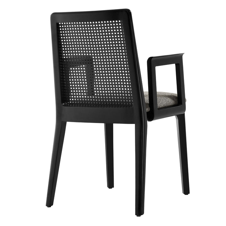 Briaré Dining Armchair - Black Black Gray Denmark Home