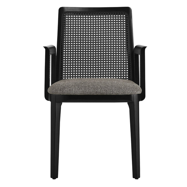 Briaré Dining Armchair - Black Black Gray Denmark Home