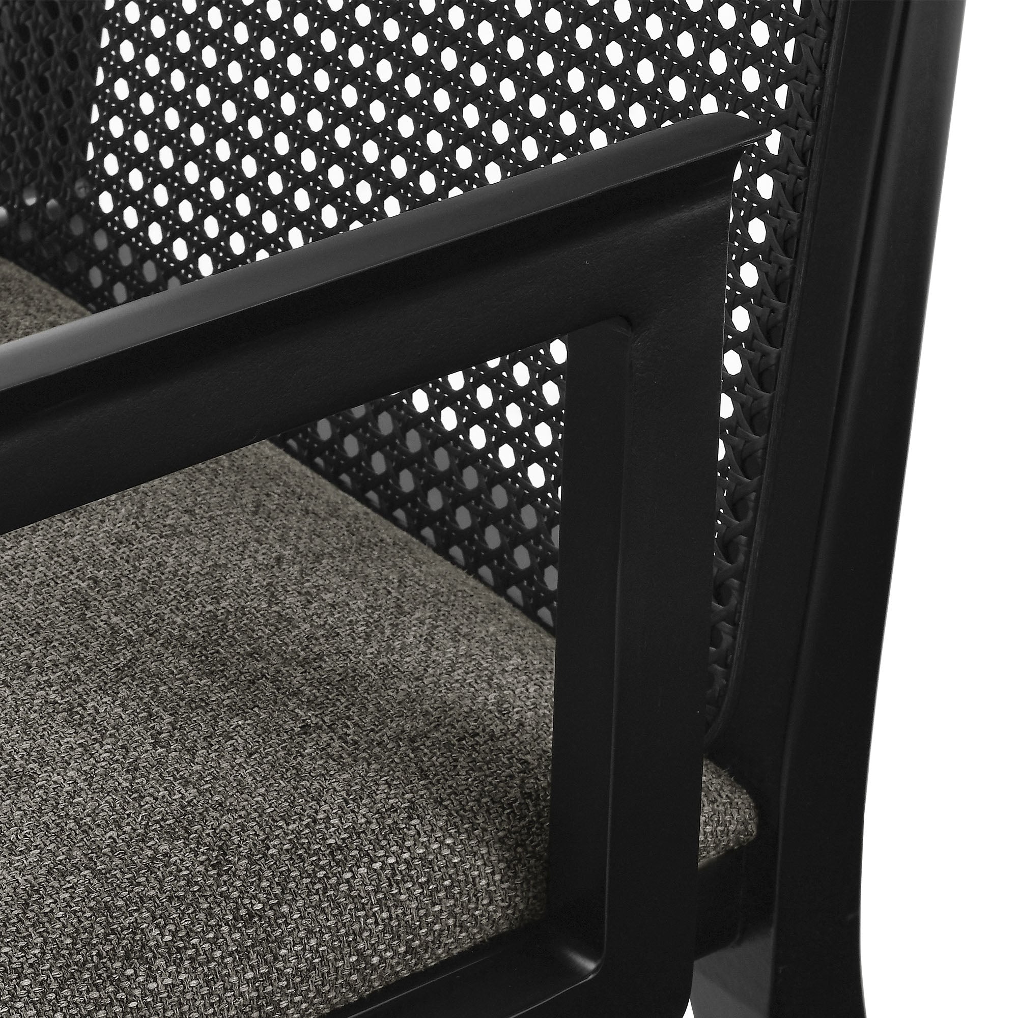 Briaré Dining Armchair - Black Black Gray Denmark Home