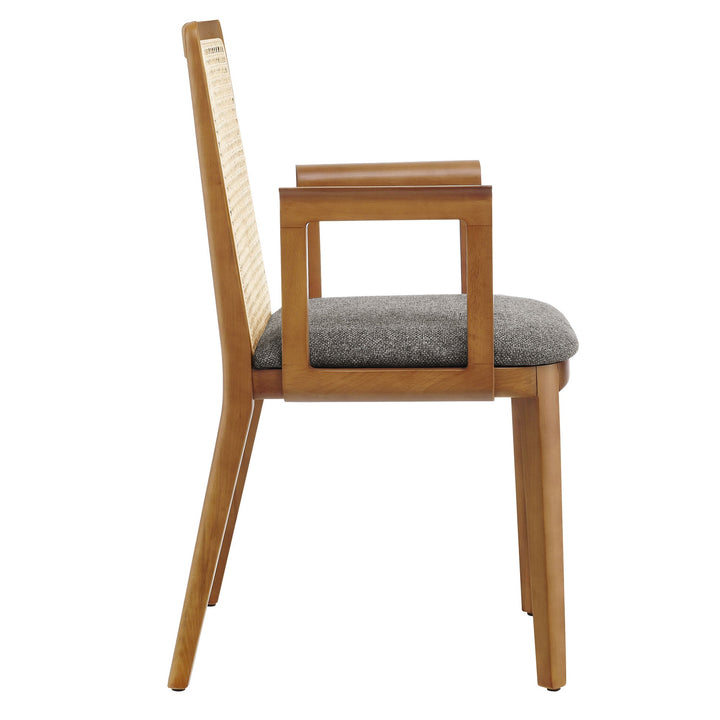 Briaré Dining Armchair - Honey Natural Gray Denmark Home