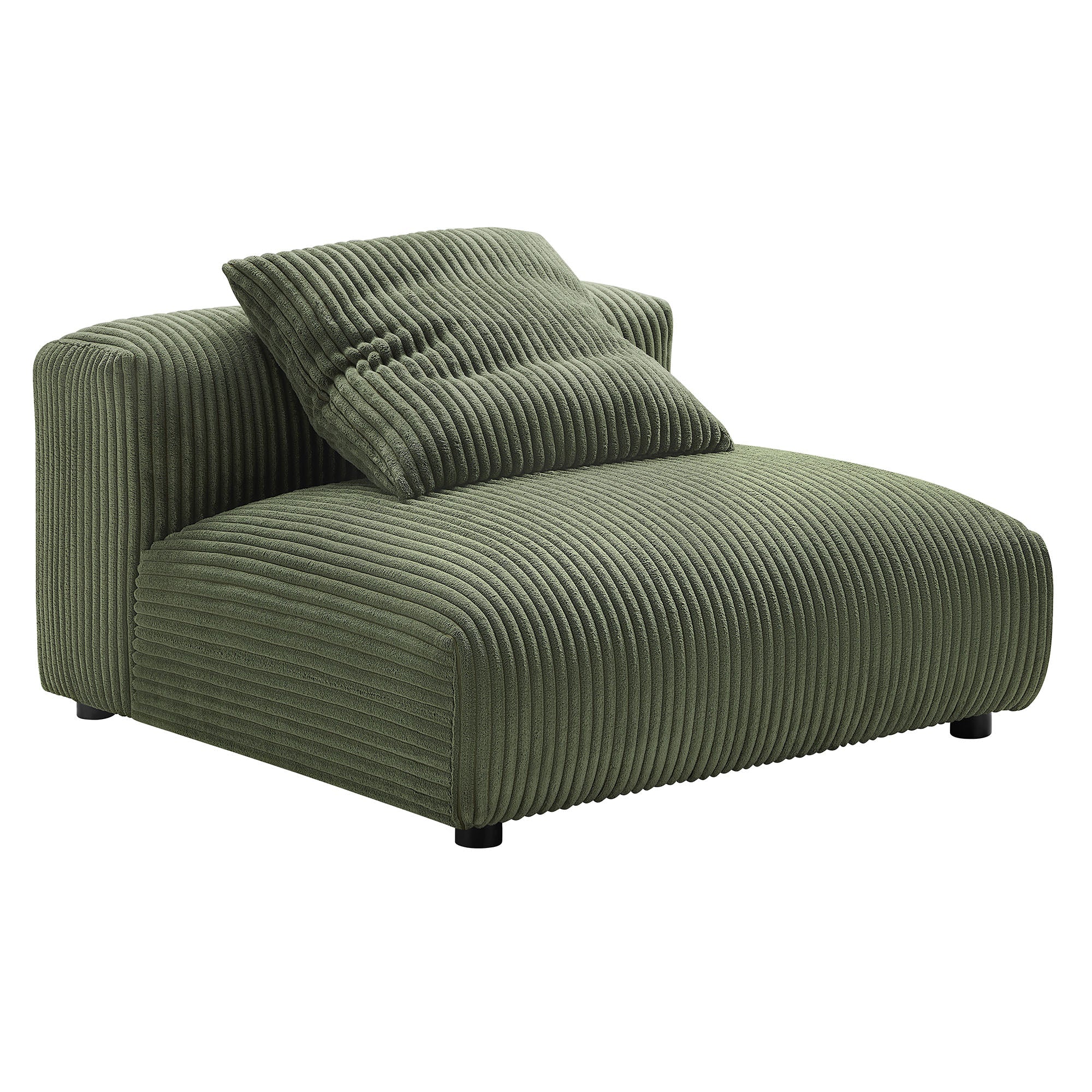 Lumi Modular Armless Chair and Ottoman Set – Fern Denmark Home