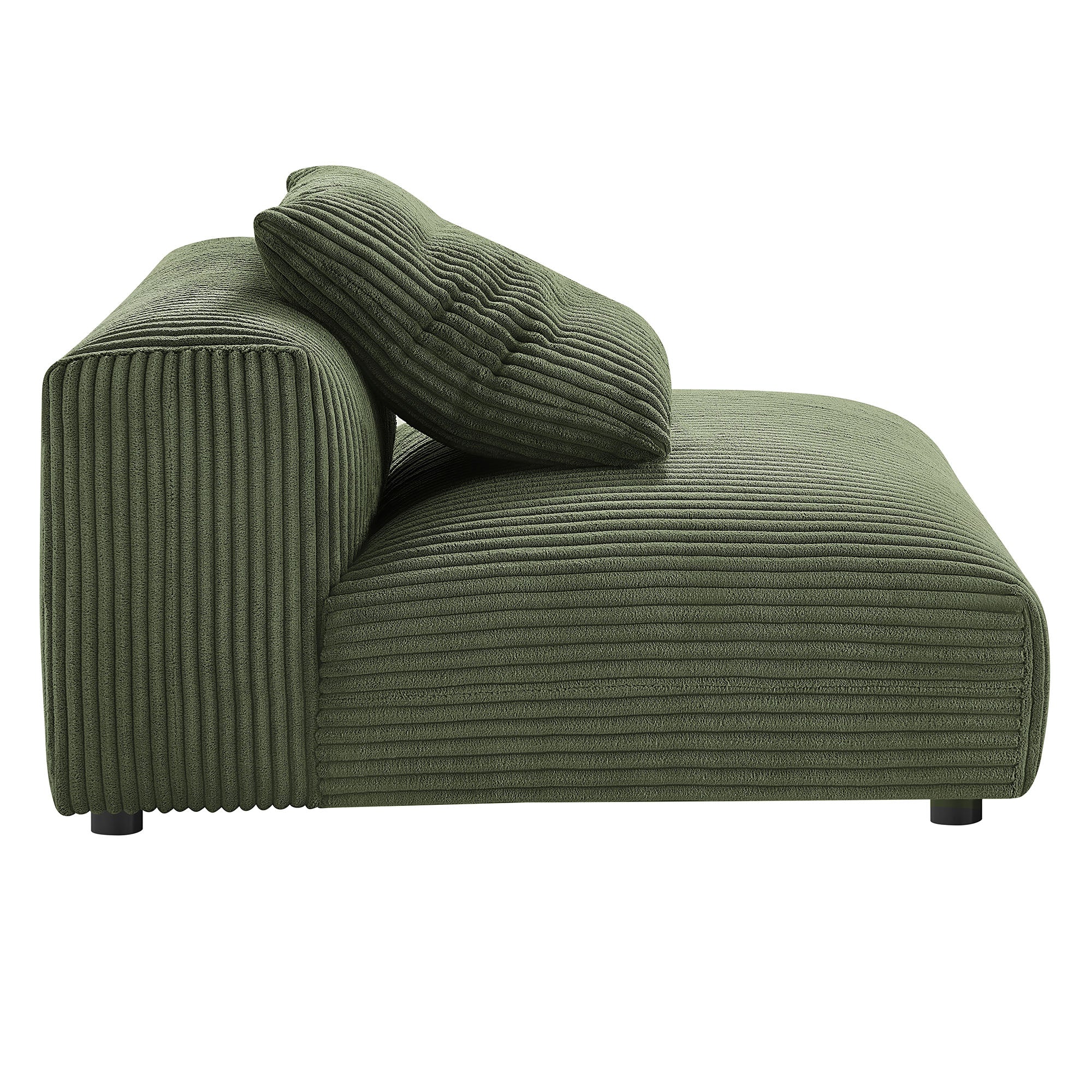 Lumi Modular Armless Chair and Ottoman Set – Fern Denmark Home