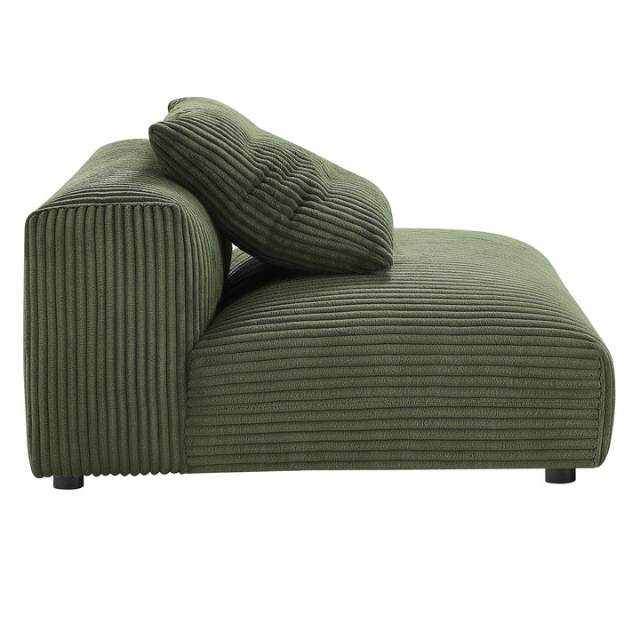 Lumi Modular Armless Chair and Ottoman Set – Fern Denmark Home
